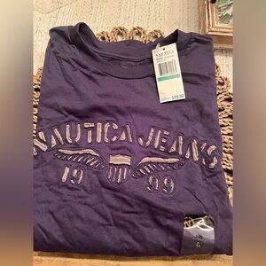Nautica men’s Blue T-shirt Large